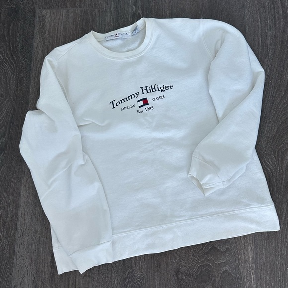 Tommy Hilfiger vintage white sweatshirt - Picture 1 of 1